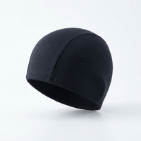 Bonnet néoprène noir pour bain froid Polairo, vue trois quarts