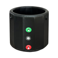 Bain froid XL Polairo Pro 450 L, vue studio cuve ronde portable parois isolées