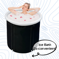Bain froid gonflable Polairo Start (75 cm, couvercle inclus)